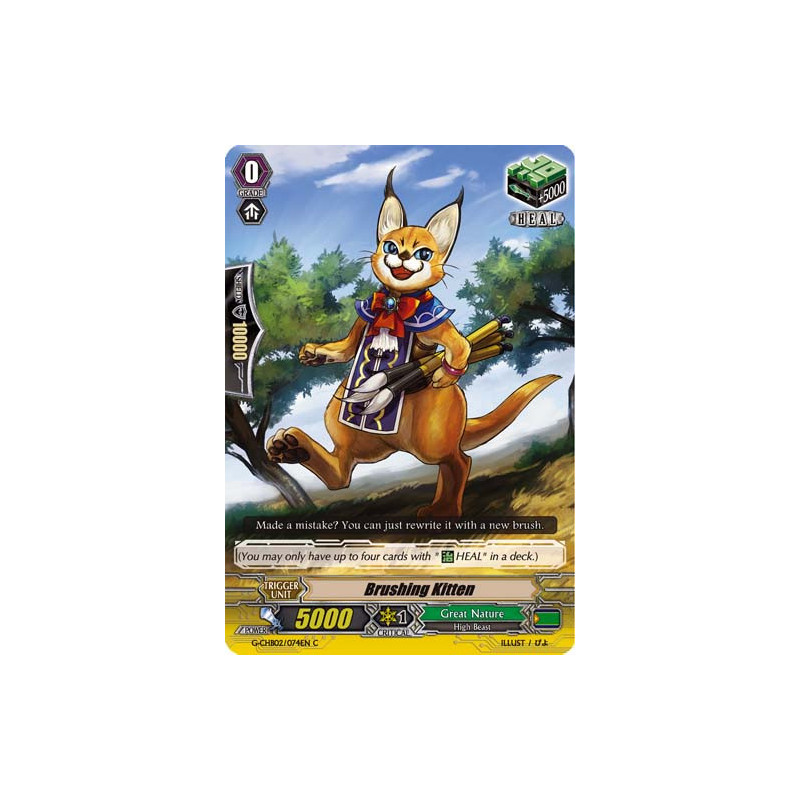 Vanguard_TCG_card_G-CHB02_074EN_C_Brushing_Kitten_E_ARE_TRINITY_DRAGON