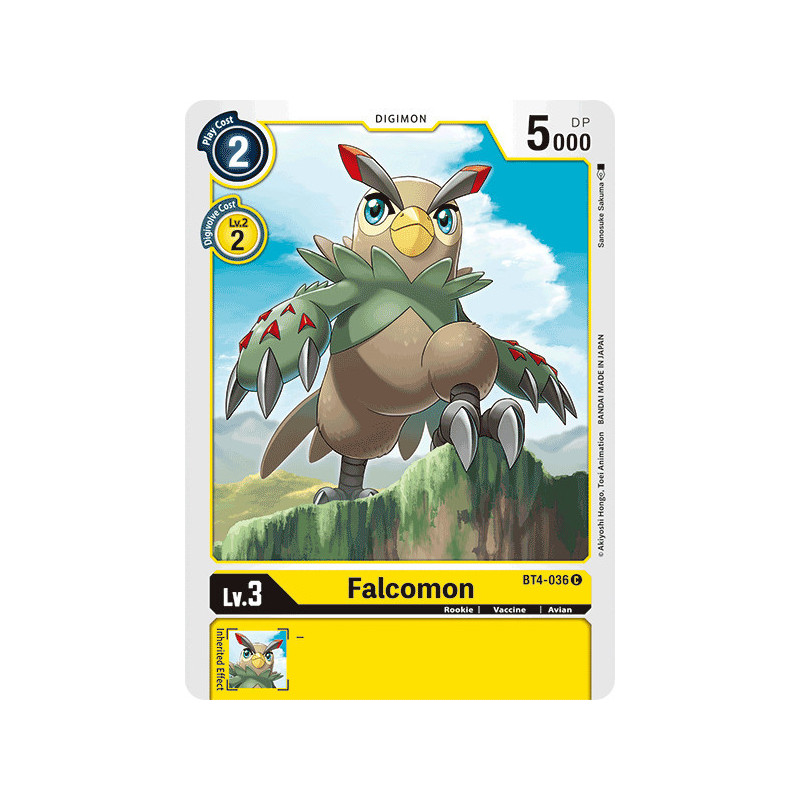 Digimon_TCG_BT4-036_Falcomon_Common_Great_Legend_Card_Game
