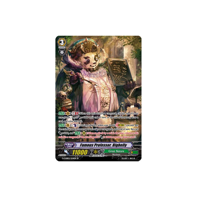 Vanguard_TCG_card_G-CHB02_S24EN_SP_Famous_Professor_Bigbelly_E_ARE_TRINITY_DRAGON