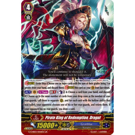 Vanguard_TCG_card_G-CHB03_002EN_GR_Pirate_King_of_Redemption_Dragut_Rummy_Labyrinth_Under_the_Moonlight