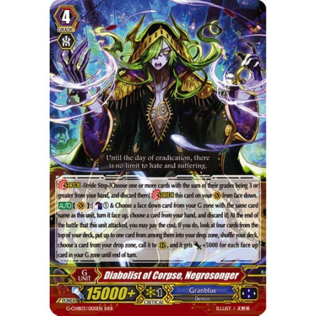 Vanguard_TCG_card_G-CHB03_005EN_RRR_Diabolist_of_Corpse_Negrosonger_Rummy_Labyrinth_Under_the_Moonlight