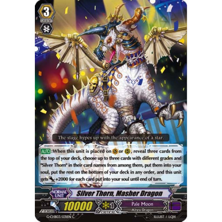 Vanguard_TCG_card_G-CHB03_031EN_C_Silver_Thorn_Masher_Dragon_Rummy_Labyrinth_Under_the_Moonlight