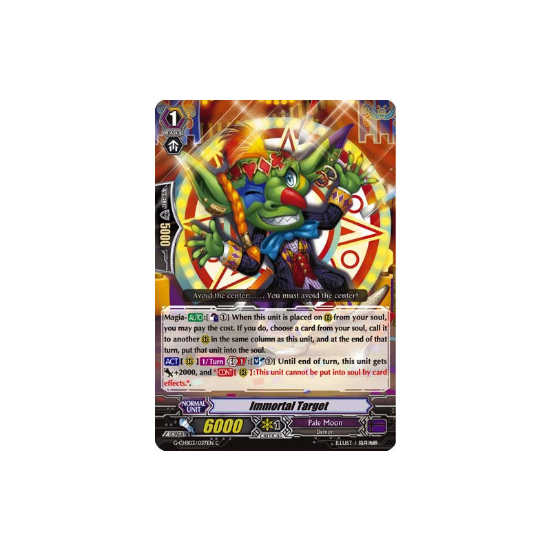 Vanguard_TCG_card_G-CHB03_037EN_C_Immortal_Target_Rummy_Labyrinth_Under_the_Moonlight