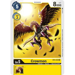 Digimon_TCG_BT4-043_Crowmon_Uncommon_Great_Legend_Card_Game