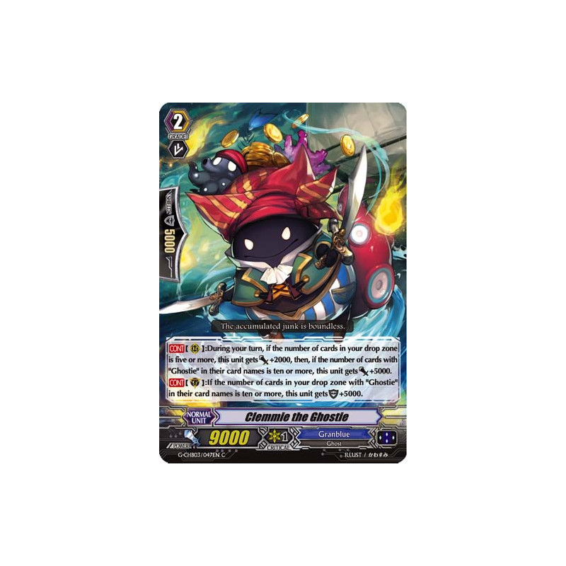 Vanguard_TCG_card_G-CHB03_047EN_C_Clemmie_the_Ghostie_Rummy_Labyrinth_Under_the_Moonlight