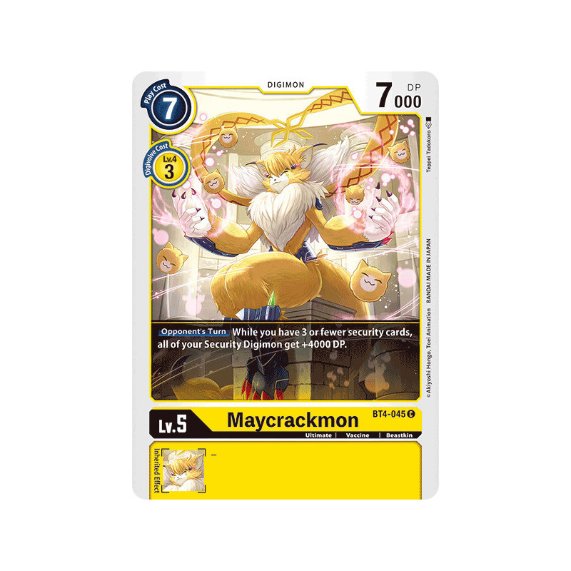 Digimon_TCG_BT4-045_Maycrackmon_Common_Great_Legend_Card_Game