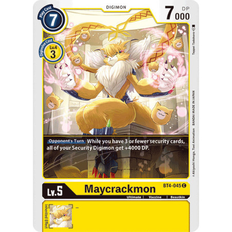 Digimon_TCG_BT4-045_Maycrackmon_Common_Great_Legend_Card_Game