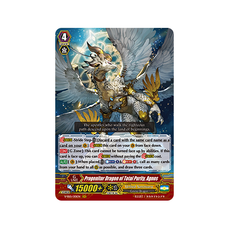 Vanguard_TCG_card_V-SS01_001EN_GR_Progenitor_Dragon_of_Total_Purity_Agnos_PREMIUM_COLLECTION_2019