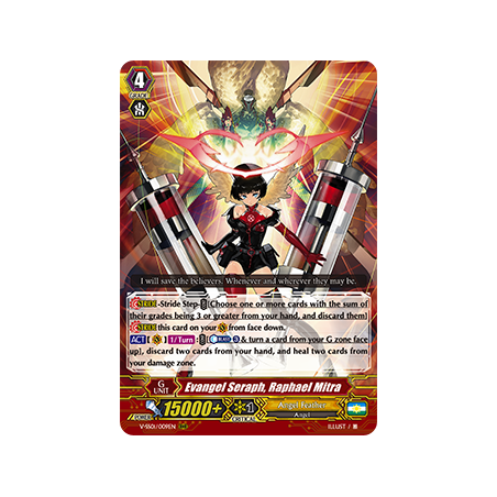 Vanguard_TCG_card_V-SS01_009EN_RRR_Evangel_Seraph_Raphael_Mitra_PREMIUM_COLLECTION_2019