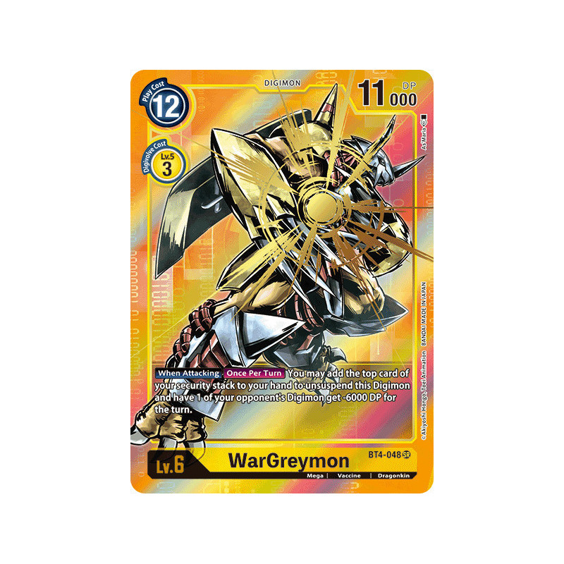 Digimon_TCG_BT4-048_AA_WarGreymon_Alternative_Art_Great_Legend_Card_Game