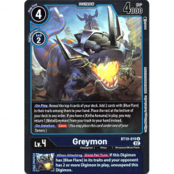 BT10-019 R Greymon  Digimon
