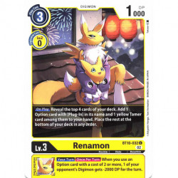 BT10-032 U Renamon  Digimon