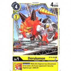 BT10-034 C Dorulumon  Digimon