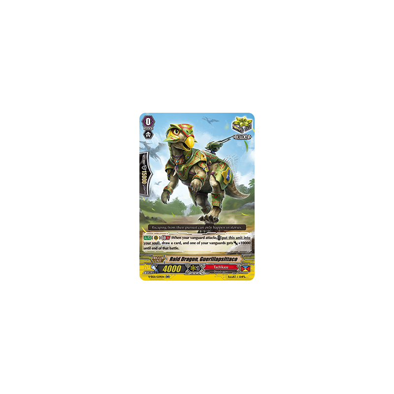 Vanguard_TCG_card_V-SS01_039EN_RR_Raid_Dragon_Guerillapsittaco_PREMIUM_COLLECTION_2019