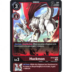 ST12-04 R Huckmon  Digimon