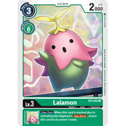 Digimon_TCG_BT4-052_Lalamon_Uncommon_Great_Legend_Card_Game