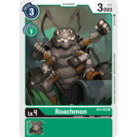 Digimon_TCG_BT4-053_Roachmon_Uncommon_Great_Legend_Card_Game