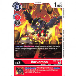 EX3-005 U Vorvomon Digimon