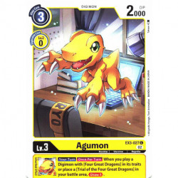 EX3-027 C Agumon Digimon