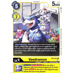 EX3-031 U Veedramon Digimon