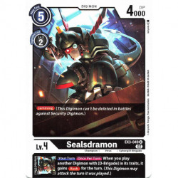 EX3-049 U Sealsdramon Digimon