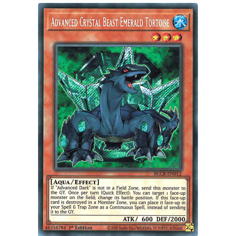 Blcr En012 Advanced Crystal Beast Emerald Tortoise Battles Of Legend