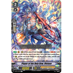 Vanguard_TCG_card_V-SS03_033EN_R_Player_of_the_Holy_Bow_Viviane_Festival_Collection