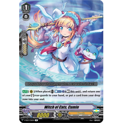 Vanguard_TCG_card_V-SS03_036EN_R_Witch_of_Cats_Cumin_Festival_Collection