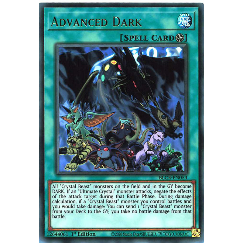 Blcr En054 Advanced Dark Battles Of Legend Crystal Revenge Card Yu