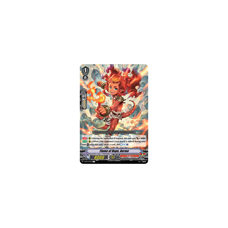 Vanguard_TCG_card_V-SS03_037EN_R_Flame_of_Hope_Aermo_Festival_Collection