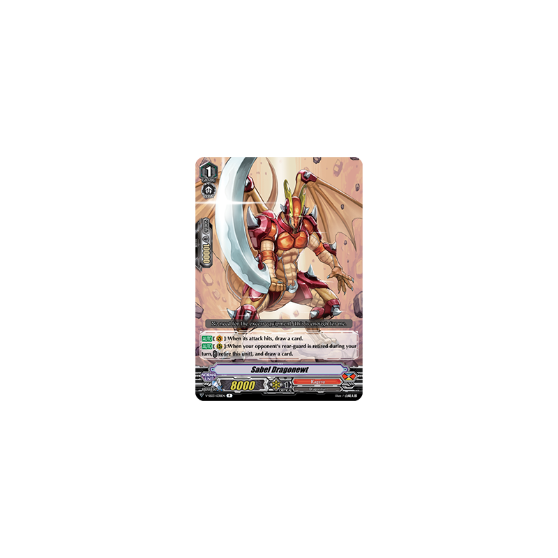 Vanguard_TCG_card_V-SS03_038EN_R_Sabel_Dragonewt_Festival_Collection
