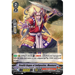 Vanguard_TCG_card_V-SS03_043EN_R_Stealth_Rogue_of_Indignation_Meomaru_Festival_Collection