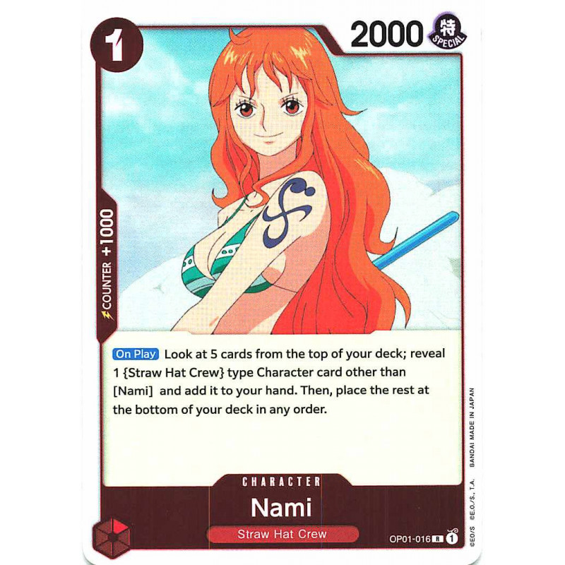 OP01-016 R Nami - ROMANCE DAWN One Piece