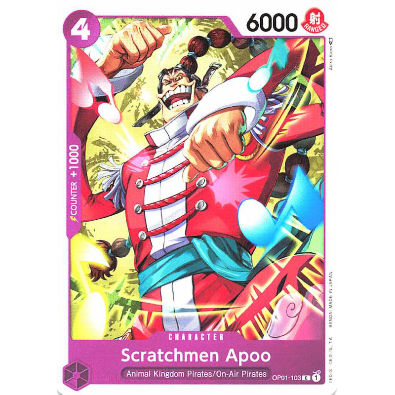 Scratchmen Apoo OP01-103 C - One Piece Card Game [Japanese