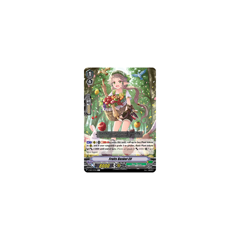 Vanguard_TCG_card_V-SS03_072EN_R_Fruits_Basket_Elf_Festival_Collection