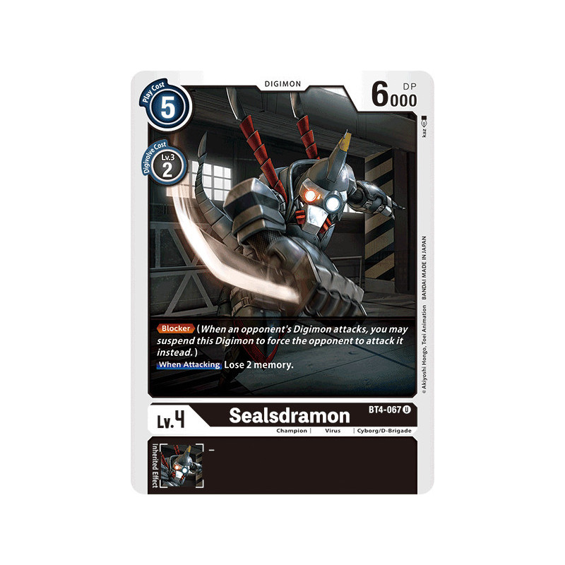 Digimon_TCG_BT4-067_Sealsdramon_Uncommon_Great_Legend_Card_Game