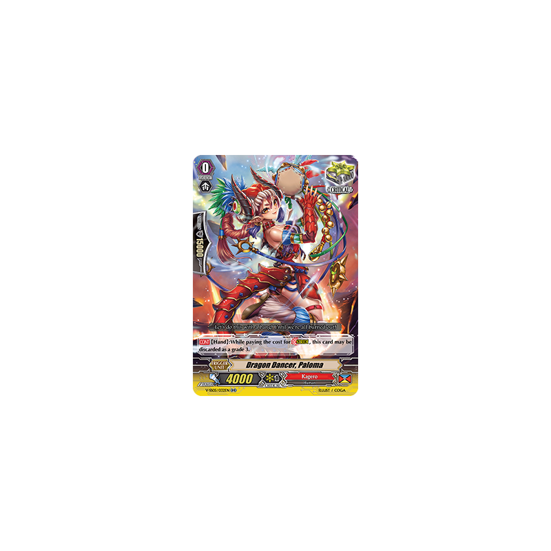 Vanguard_TCG_card_V-SS05_032EN_RR_Dragon_Dancer_Paloma_PREMIUM_COLLECTION_2020