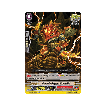 Vanguard_TCG_card_V-SS05_036EN_RR_Rumble_Dagger_Dracokid_PREMIUM_COLLECTION_2020