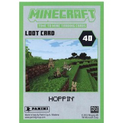 40 LOOT CARD - Hoppin'40 LOOT CARD - Hoppin'40 Minecraft 2Panini