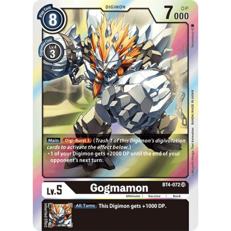 Digimon_TCG_BT4-072_Gogmamon_Super_Rare_Great_Legend_Card_Game