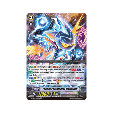 Vanguard_TCG_card_V-SS05_050EN_RR_Thunder_Elemental_Barigiran_PREMIUM_COLLECTION_2020