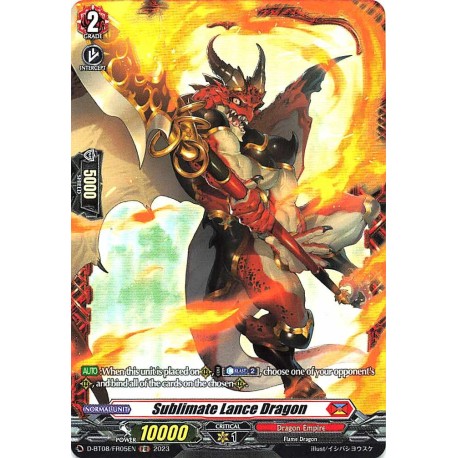 CFV D-BT08/FR05EN FR Sublimate Lance DragonD-BT08/FR05EN Vanguard