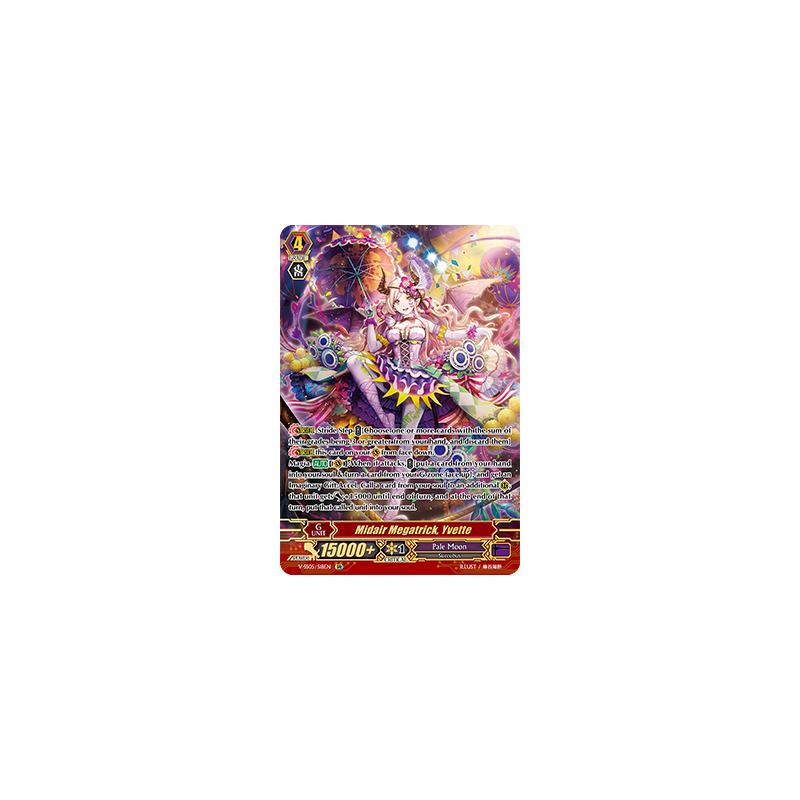 Vanguard_TCG_card_V-SS05_S18EN_SR_Midair_Megatrick_Yvette_PREMIUM_COLLECTION_2020