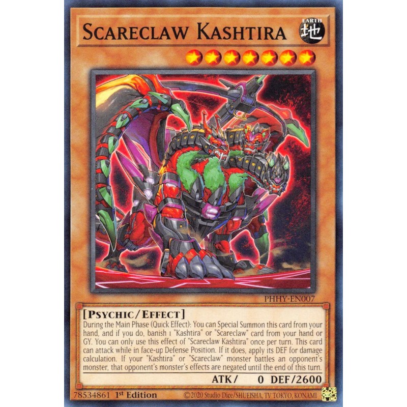 PHHY-EN007 Scareclaw Kashtira Photon Hypernova - Card Yu-gi-oh