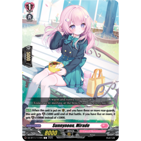 Vanguard_TCG_card_DZ-BT11_117EN_C_Sunnynoon_Mirade_Symphony_of_Might_Bloom