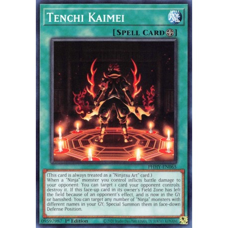 YGO PHHY-EN065 C Tenchi KaimeiPHHY-EN065 Yu-gi-oh