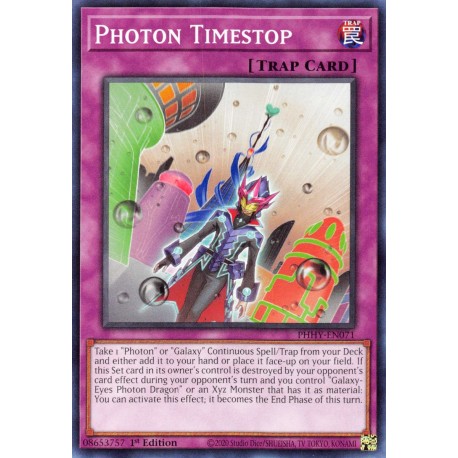 YGO PHHY-EN071 C Arrêt du Temps PhotonPHHY-EN071 Yu-gi-oh