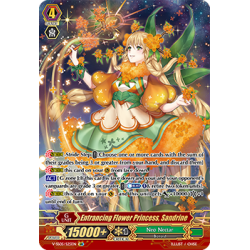 Vanguard_TCG_card_V-SS05_S25EN_SR_Entrancing_Flower_Princess_Sandrine_PREMIUM_COLLECTION_2020