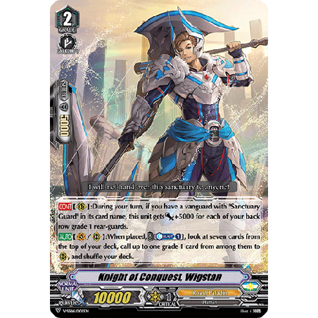 Vanguard_TCG_card_V-SS06_002EN_C_Knight_of_Conquest_Wigstan_Majesty_Lord_Blaster