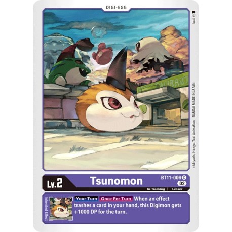 BT11-006 C Tsunomon Digi-EggBT11-006 DigimonDIMENSIONAL PHASE